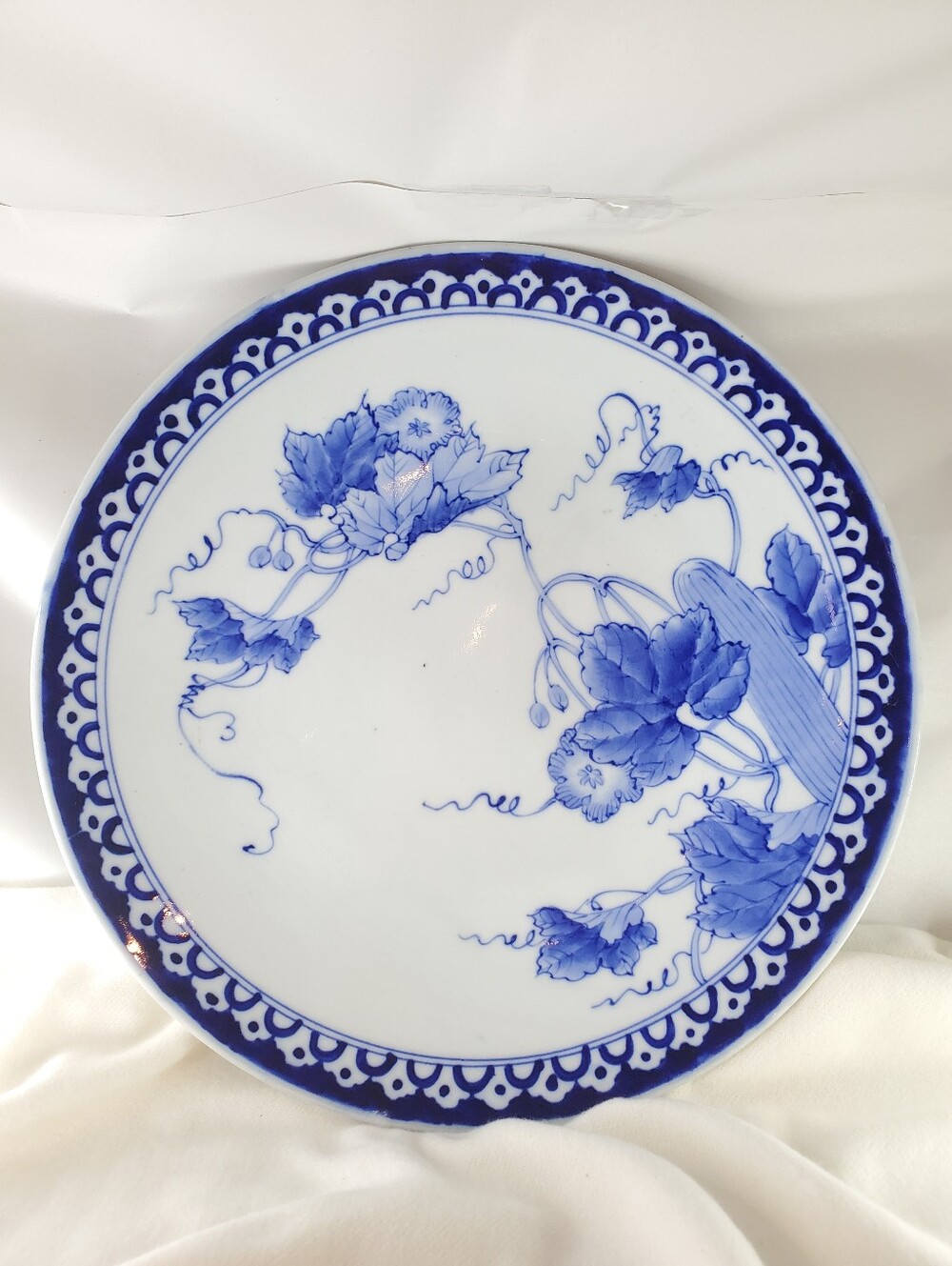 15 Inch (1868–1912) Century - Japanese Arita or Seto Porcelain Charger / Platter